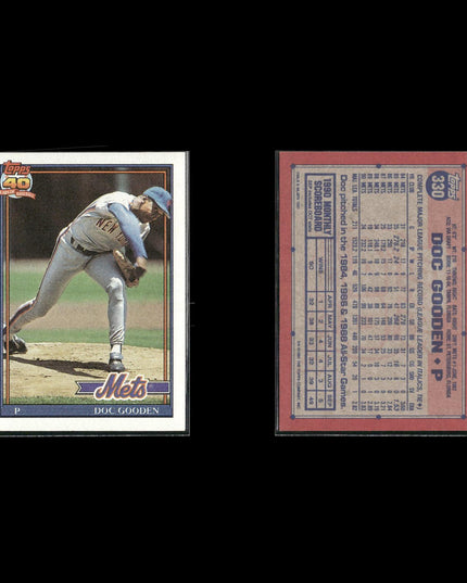 Dwight Gooden 11-Card Lot Mets 80s Star Cy Young Pitcher