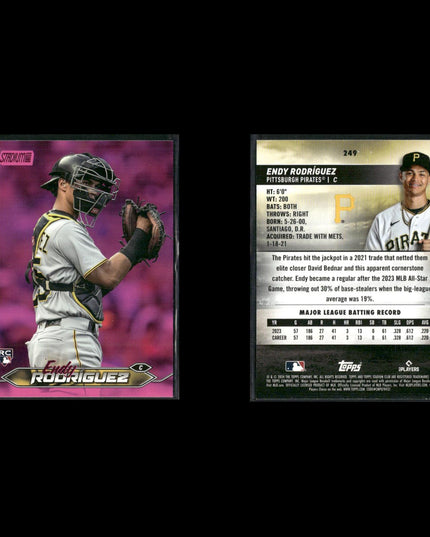 2024 Topps Stadium Club Pink Parallel Cards Lot (16) MLB Inserts RCs