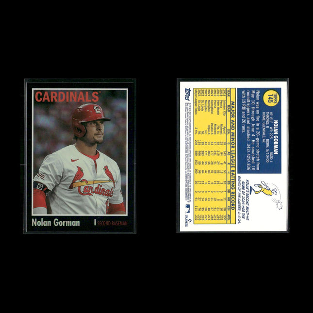 Nolan Gorman 4-Card Lot St. Louis Cardinals Rookie 2B
