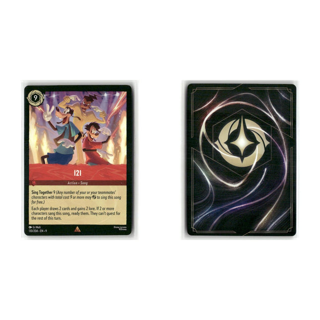 I2I - Song Card #130 Playset Rare Fabled Disney Lorcana