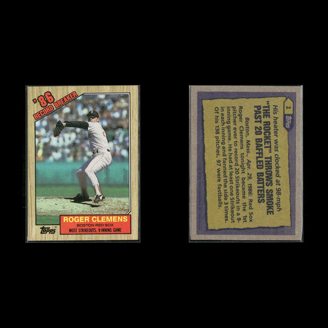 Roger Clemens 12-Card Lot Yankees HOF Pitcher World Series Era