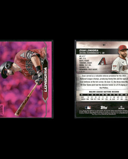 Evan Longoria 4-Card Lot Tampa Bay Rays 3B Rookie Star