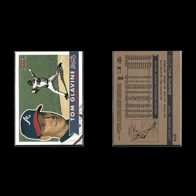 Tom Glavine 10-Card Lot Atlanta Braves HOF Cy Young LHP