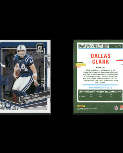 2023 Donruss & Optic Football Lot (18) Stars, RCs, Colts, Dolphins, More