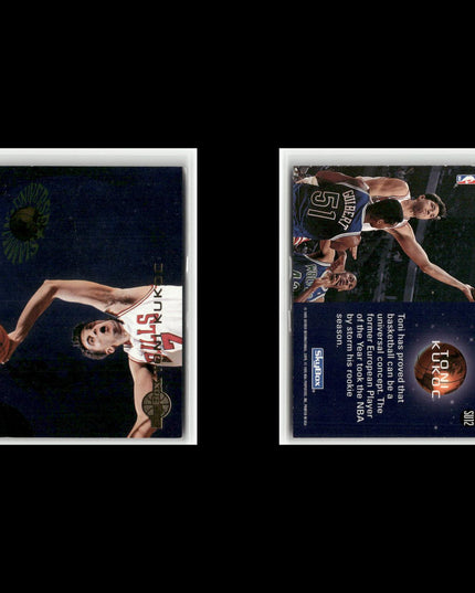 9-Card Lot Vintage 1995 Skybox Slammin’ Universe | NBA Basketball Trading Cards