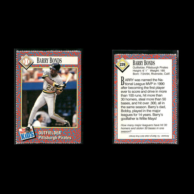 Barry Bonds 18-Card Lot SF Giants HR King 7x MVP Power Hitter