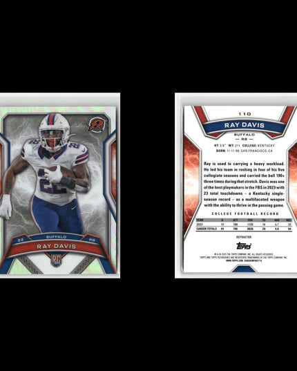 9-Card Lot 2025 Topps Football Resurgence | NFL Football Trading Cards Topps