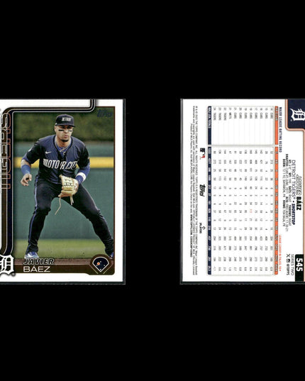 Javier Báez 5-Card Lot Detroit Tigers “El Mago” Shortstop Star