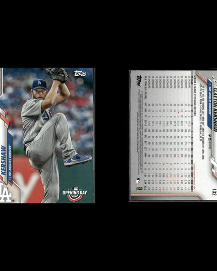 Clayton Kershaw 8-Card Lot LA Dodgers Cy Young Ace Pitcher