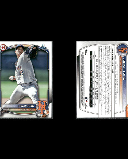 23-Card Lot 2025 Bowman Prospects 1sts | MLB Baseball Rookie Trading Cards Topps