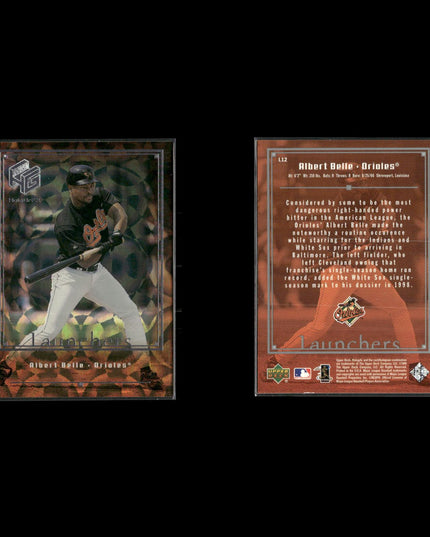 Albert Belle 10-Card Lot Cleveland Indians “Joey Belle” Power Bat