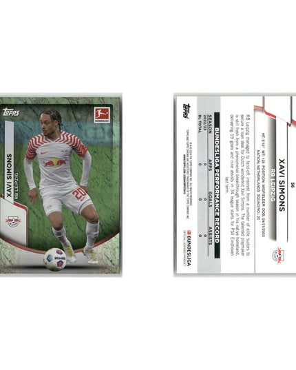 2023-24 Topps Bundesliga Aqua Lot x14 RCs Wirtz Kimmich Simons