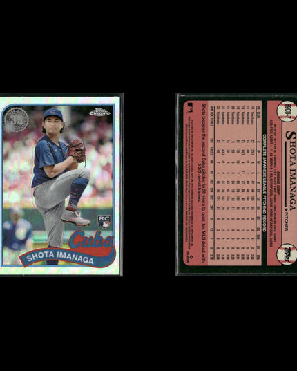 Shota Imanaga 5-Card Lot Chicago Cubs Rookie Pitcher