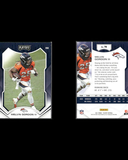 2021 Panini Playoff Football Lot (17 Cards) NFL Trading Cards