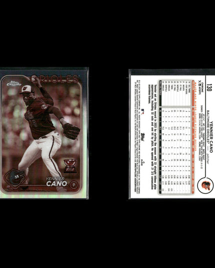 2024 Topps Chrome Sepia Refractors Lot (6) MLB Parallel Baseball Cards RCs