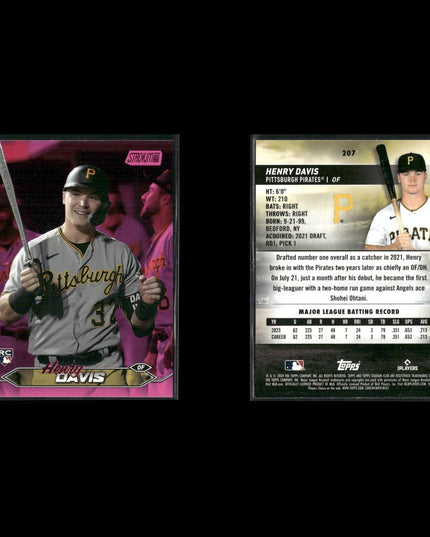 2024 Topps Stadium Club Pink Parallel Cards Lot (16) MLB Inserts RCs