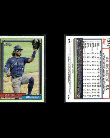 Bo Bichette 17-Card Lot Toronto Blue Jays Young Star Shortstop