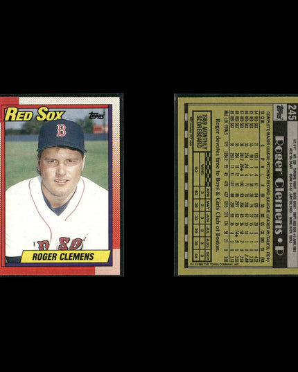 Roger Clemens 12-Card Lot Yankees HOF Pitcher World Series Era