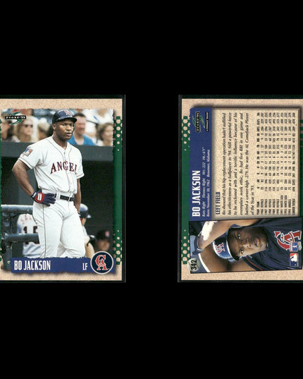 Bo Jackson Baseball Lot (15 Cards) Star Player Cards