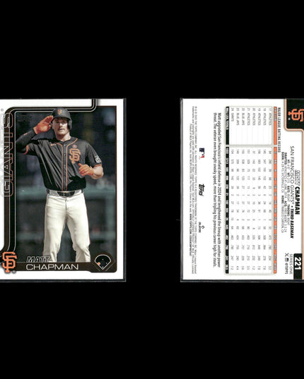 Matt Chapman 8-Card Lot Toronto Blue Jays Gold Glove 3B