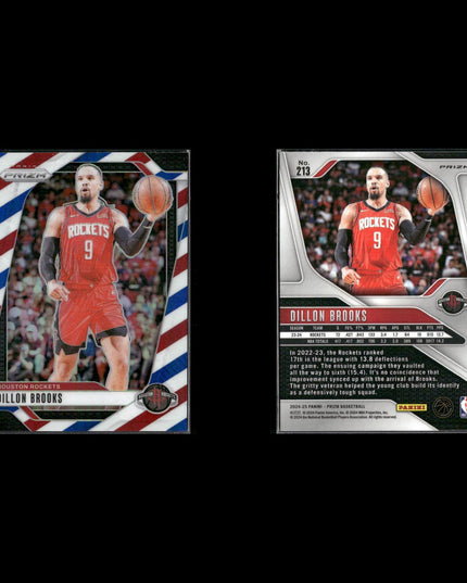 2024-25 Panini Prizm Red White Blue Lot (5) w/ Kuminga, Dillon Brooks, Nembhard RC