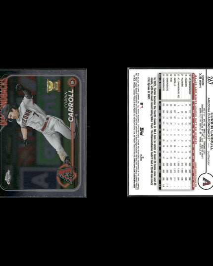 Corbin Carroll 6-Card Lot Arizona D-Backs 2023 NL ROY Rookie