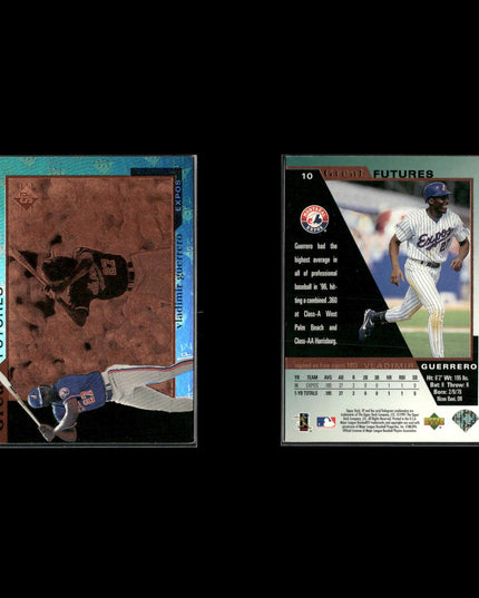 Vladimir Guerrero 8-Card Lot Montreal Expos HOF Power Bat