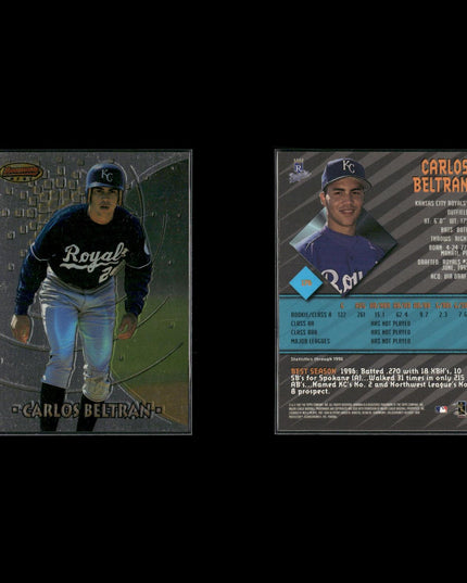 Carlos Beltrán 5-Card Lot NY Mets Switch Hitter Gold Glove Star