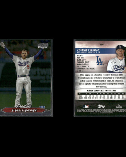 Freddie Freeman 6-Card Lot Atlanta Braves MVP Era Cards