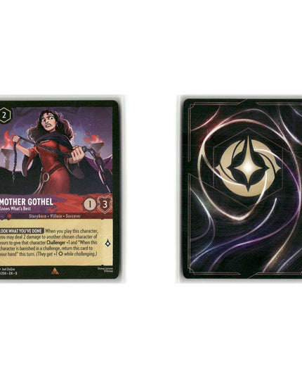 Mother Gothel - Knows What's Best #70 Playset Rare Reign of Jafar Disney Lorcana