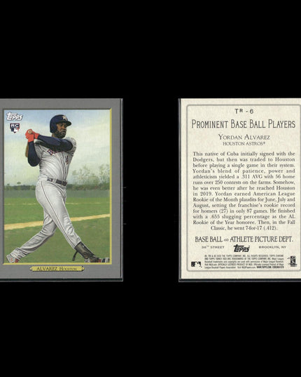 Yordan Alvarez 4-Card Lot Astros “Air Yordan” Home Run Hero