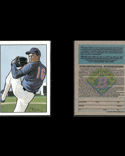 Dwight Gooden 11-Card Lot Mets 80s Star Cy Young Pitcher