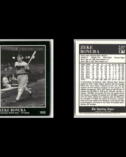 90s Conlon TSN Lot (9) HOF/Stars Yankees, Giants, Red Sox, More