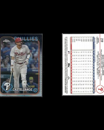 2024 Topps Chrome Prism Refractors Lot (13) MLB Parallel Baseball Cards