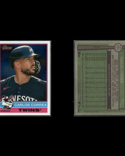 Carlos Correa 9-Card Lot Minnesota Twins SS Former Astros Star