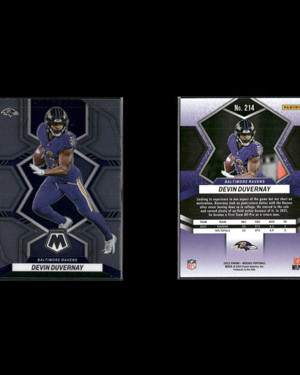 2022 Panini Mosaic Football Lot (11 Cards) NFL Trading Cards