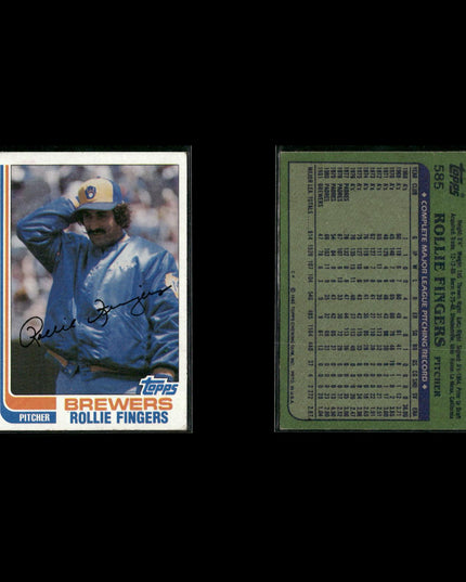 Rollie Fingers 6-Card Lot Oakland A’s HOF Mustache Closer