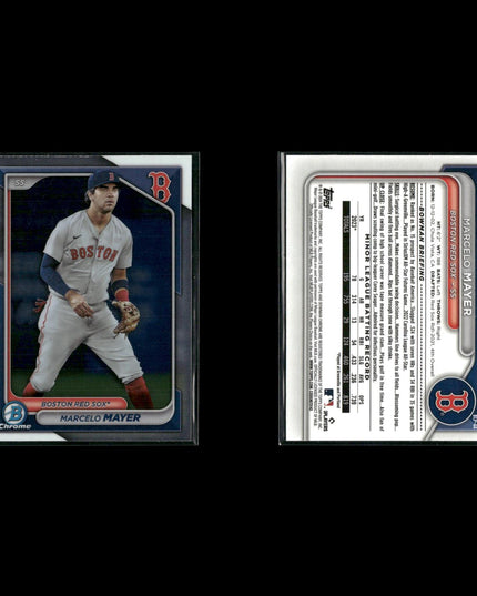 2024 Bowman Chrome Prospects Lot (12) Spencer Jones, Marcelo Mayer, Arias, Vargas