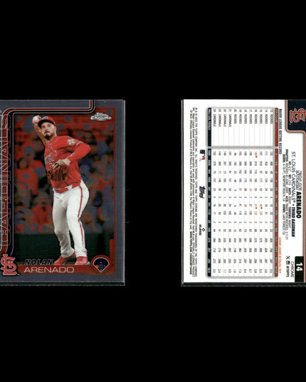 Nolan Arenado 13-Card Lot St. Louis Cardinals Gold Glove All-Star