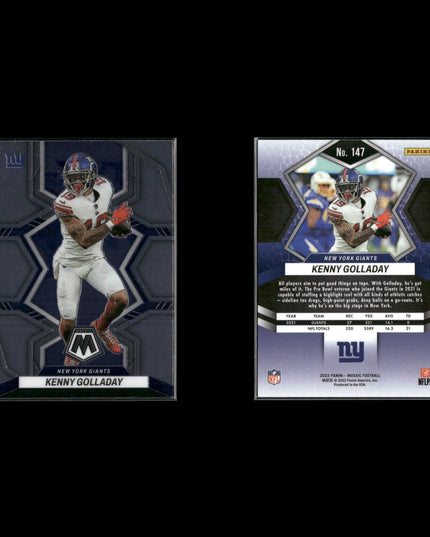 2022 Panini Mosaic Football Lot (11 Cards) NFL Trading Cards