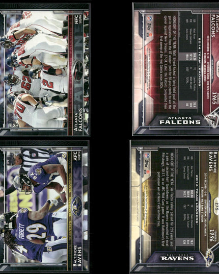 2015 Topps Football Team Set Lot (33 Cards) NFL Trading Cards