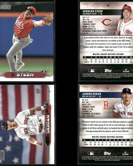 2024 Topps Stadium Club Baseball Lot – 40 Cards – Stars, Rookies