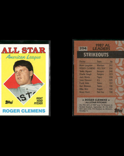 Roger Clemens 12-Card Lot Yankees HOF Pitcher World Series Era