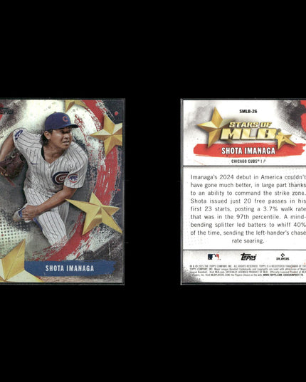 Shota Imanaga 5-Card Lot Chicago Cubs Rookie Pitcher