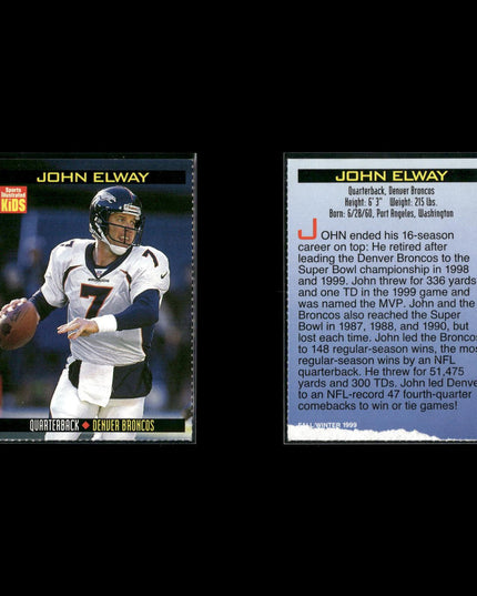 SI Kids Football Lot (19 Cards) Sports Illustrated for Kids Cards