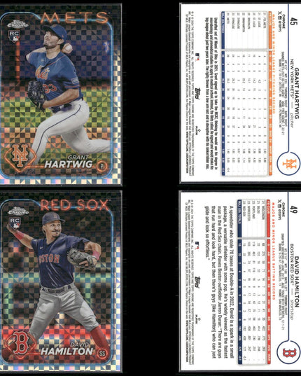 2024 Topps Chrome X-Fractor Lot – 31 Cards – Rookies & Stars