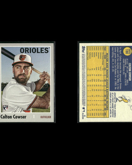 Colton Cowser 6-Card Lot Baltimore Orioles Top Rookie OF