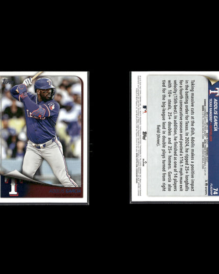 Adolis García 4-Card Lot Texas Rangers “El Bombi” Power Star