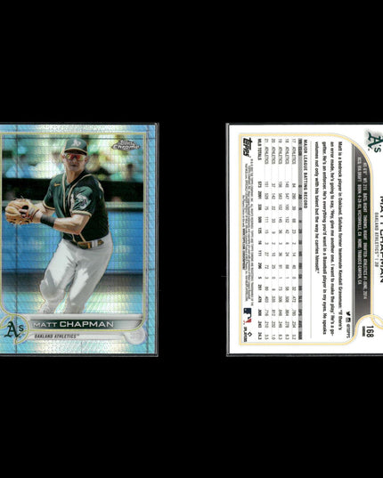 Matt Chapman 8-Card Lot Toronto Blue Jays Gold Glove 3B