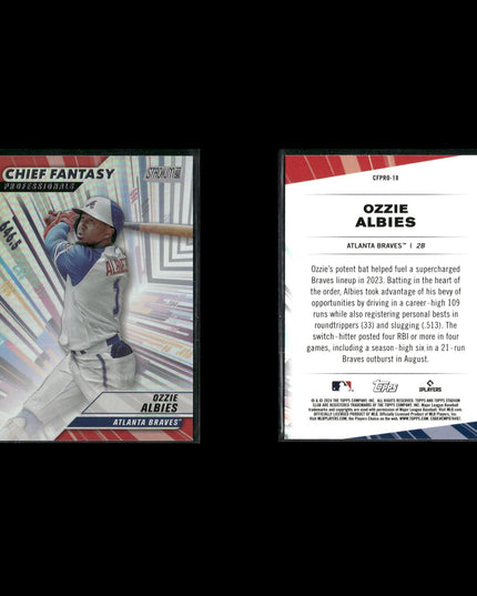 Ozzie Albies 5-Card Lot Atlanta Braves All-Star Switch Hitter